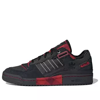 Кроссовки adidas originals Forum Exhibit Low 'Black Red' HQ8417, черный
