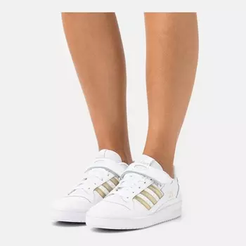 Кроссовки Adidas Originals Forum, footwear white/matte gold/core black
