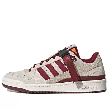 Кроссовки Adidas originals Forum Low CNY Sneaker Unisex BEIGE WHITE/RED, Кремовый
