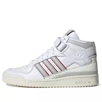 Кроссовки Adidas Originals Forum Mid 'Cloud White / Grey One' H03434, белый