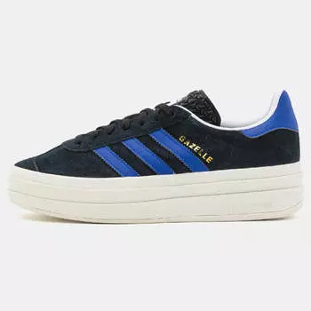 Кроссовки Adidas Originals Gazelle Bold, черный/синий/бежевый