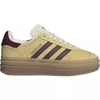 Кроссовки adidas Originals Gazelle Bold женские, цвет Gelb/Kastanienbraun/Wei