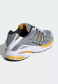 Кроссовки adidas Originals, мелово-белый цвет, черный экипаж, желтый цвет