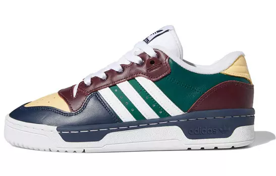 Кроссовки Adidas Originals Rivalry Series Skateboard Shoes Women's Low-Top Green/Brown/Blue