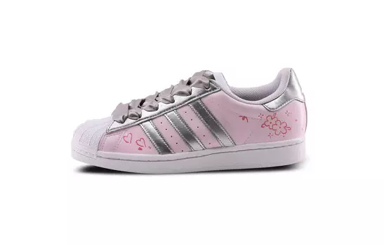 Кроссовки Adidas Originals, розовый/серебряный