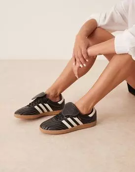 Кроссовки Adidas Originals Samba LT черного и кремового цвета