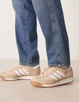 Кроссовки Adidas Originals SL 72 RS бежевого и белого цвета