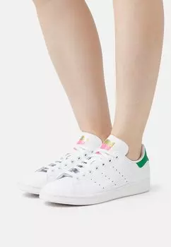 Кроссовки adidas Originals Stan Smith, обувь белый / ярко-розовый