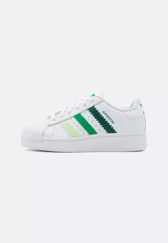 Кроссовки adidas Originals SUPERSTAR, цвет footwear white/collegiate green/green