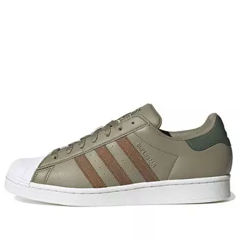 Кроссовки adidas originals Superstar 'Green Brown' GY0012, зеленый