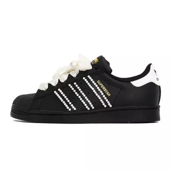 Кроссовки Adidas Originals Superstar J Kids' Skateboarding Shoes Grade School, черный