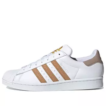 Кроссовки adidas originals Superstar 'White Brown' GY0013, белый