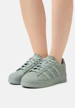 Кроссовки adidas Originals SUPERSTAR XLG, цвет silver green/crystal white/green oxide