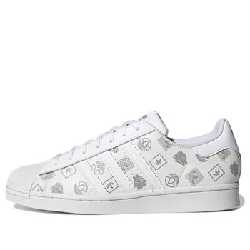 Кроссовки Adidas originals Unisex Superstar Sneakers Silver/Grey, Серебряный