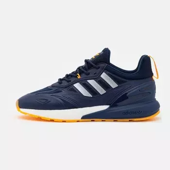 Кроссовки Adidas Originals Zx 2K Boost 2.0 Unisex, night indigo/silver metallic/flash orange