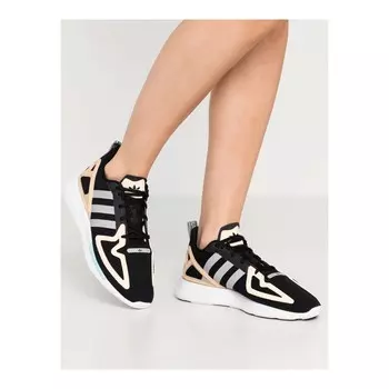 Кроссовки Adidas Originals Zx 2K Flux, core black/grey two/glow orange