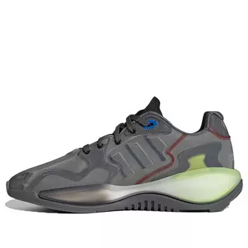 Кроссовки Adidas originals ZX Alkyne Grey/Green, Серый