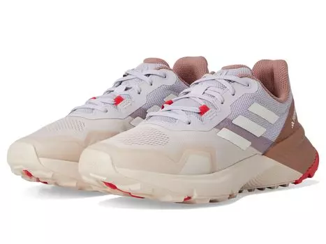 Кроссовки adidas Outdoor Terrex Soulstride Trail Running Shoes, цвет Putty Mauve/Off White/Pure Ruby