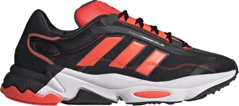 Кроссовки Adidas Ozweego 'Black Solar Red', черный