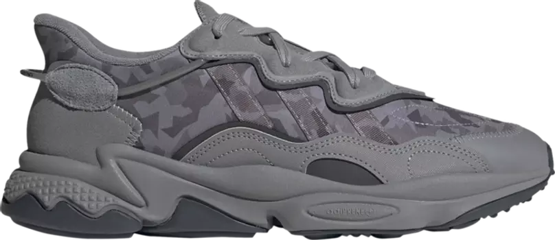 Кроссовки Adidas Ozweego 'Grey Camo', серый