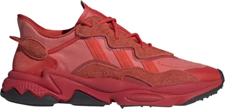 Кроссовки Adidas Ozweego 'Hi-Res Red', красный