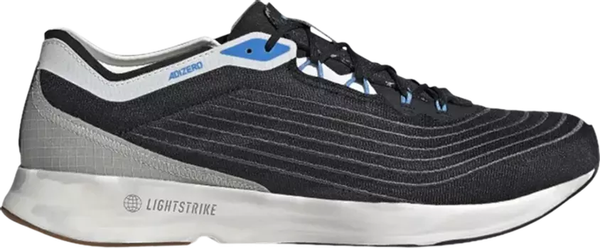 Кроссовки Adidas Parley x Adizero 'Black Grey Pulse Blue', черный