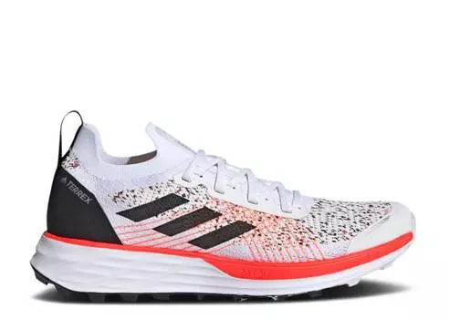 Кроссовки Adidas PARLEY X TERREX TWO 'WHITE SOLAR RED', белый