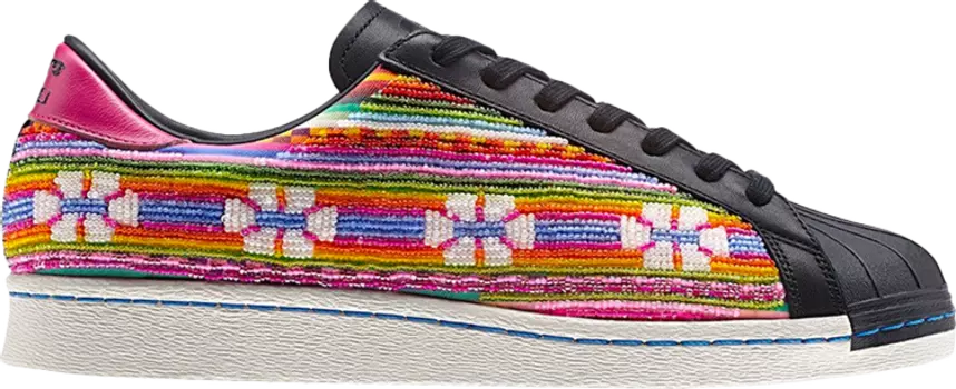 Кроссовки Adidas Pharrell Williams x Superstar 80s 'Pioneers', многоцветный