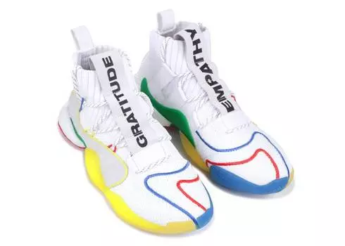 Кроссовки Adidas PHARRELL X CRAZY BYW X 'GRATITUDE', белый