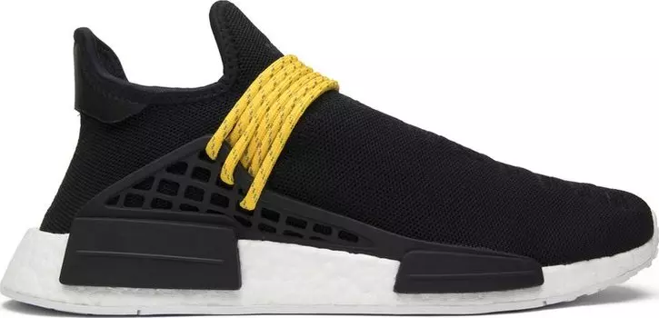 Мужские кроссовки Adidas Pharrell x NMD Human Race, черный/желтый