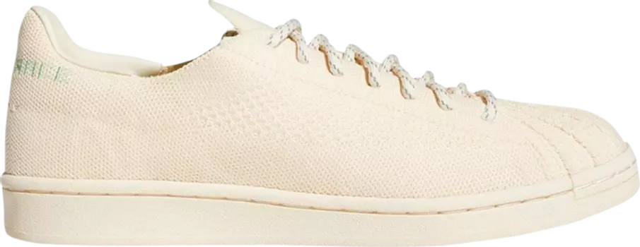 Кроссовки Adidas Pharrell x Superstar Primeknit 'Cream', кремовый