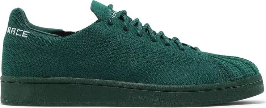 Кроссовки Adidas Pharrell x Superstar Primeknit 'Dark Green', зеленый