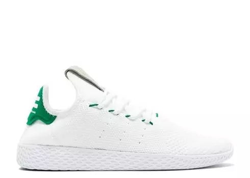 Кроссовки Adidas PHARRELL X TENNIS HU 'GREEN', белый