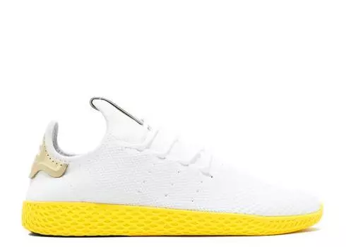 Кроссовки Adidas PHARRELL X TENNIS HU 'YELLOW', белый