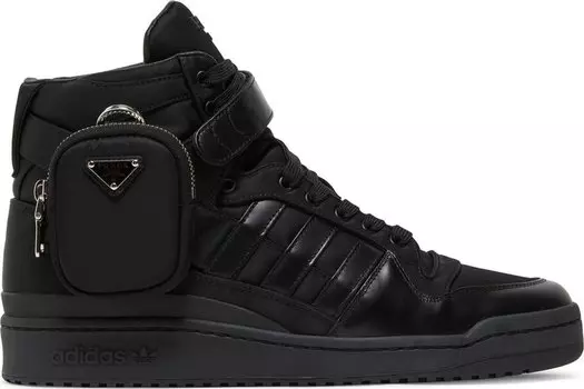 Кроссовки Adidas Prada x Forum High 'Core Black', черный