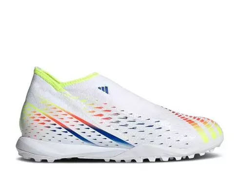 Кроссовки Adidas PREDATOR EDGE.3 LACELESS TF 'AL RIHLA PACK - WHITE', белый