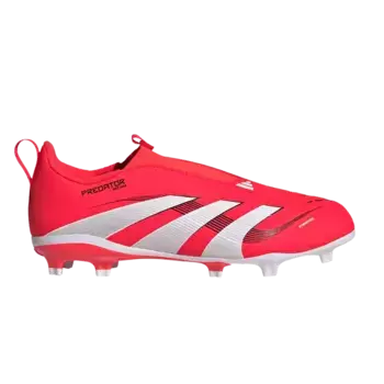 Кроссовки adidas Predator League Laceless FG MG K Pure Victory Pack, красный