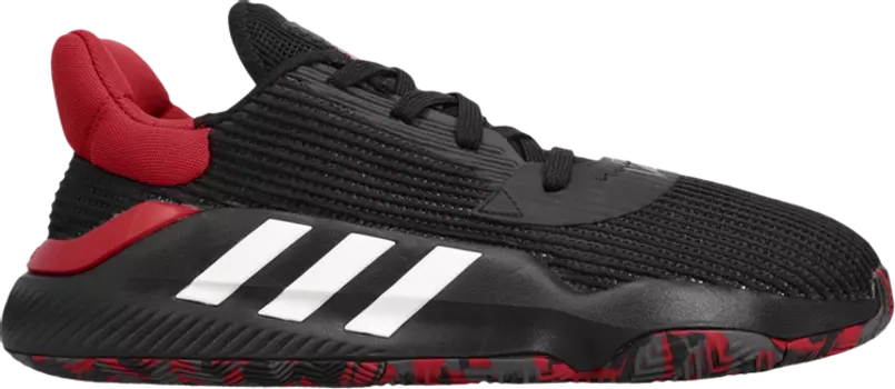 Кроссовки Adidas Pro Bounce 2019 Low GCA 'Scarlet', черный