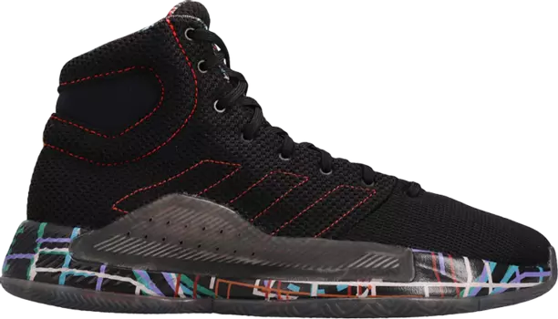 Кроссовки Adidas Pro Bounce Madness 2019 'True Orange', черный