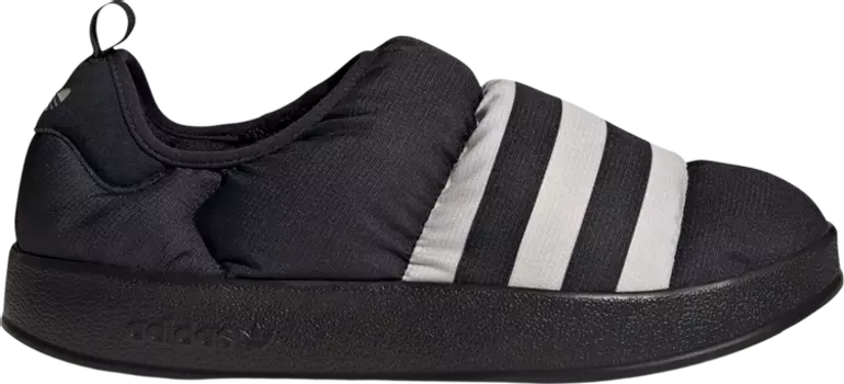 Кроссовки Adidas Puffylette 'Black Grey', черный