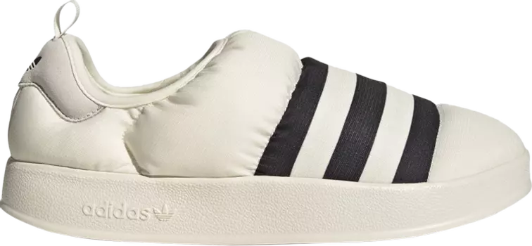 Кроссовки Adidas Puffylette 'Off White Black', кремовый