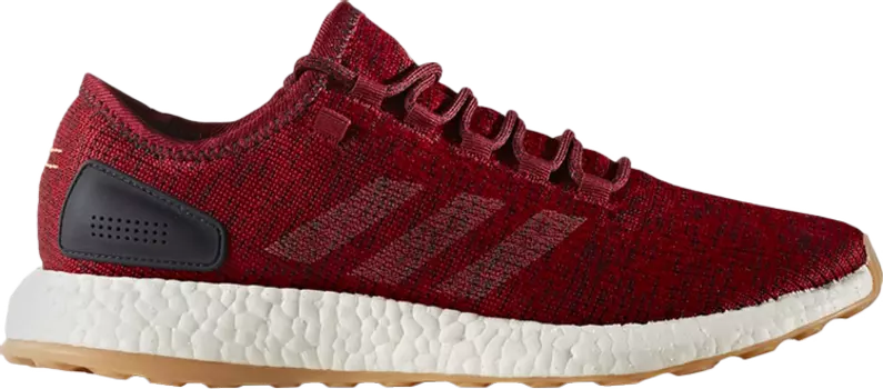 Кроссовки Adidas PureBoost 'Burgundy', красный