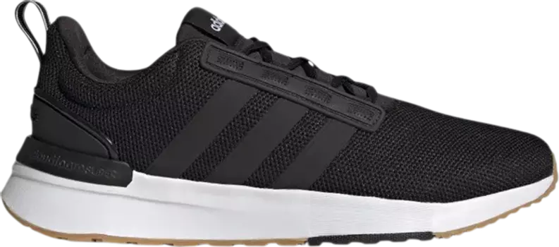 Кроссовки Adidas Racer TR21 'Black Gum', черный