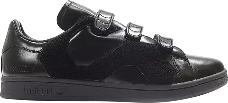 Кроссовки Adidas Raf Simons x Stan Smith Comfort Badge 'Core Black', черный
