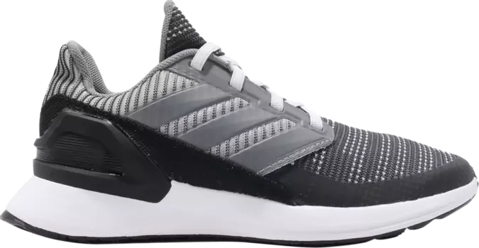 Кроссовки Adidas RapidaRun Knit EL C 'Black Grey', черный