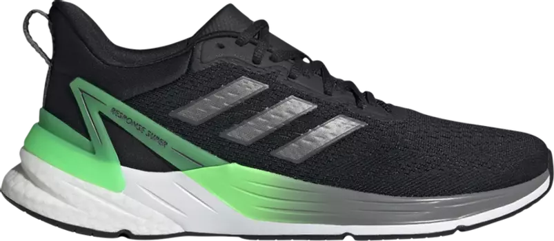 Кроссовки Adidas Response Super 2.0 'Black Green', черный
