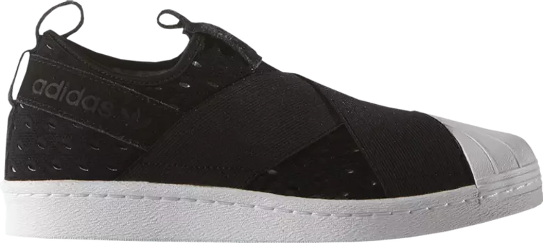 Кроссовки Adidas Rita Ora x Wmns Superstar Slip-On 'Black', черный