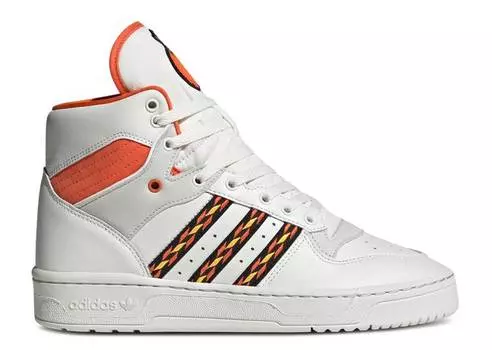 Кроссовки Adidas RIVALRY HIGH 'HALLOWEEN - JACK O'LANTERN', белый