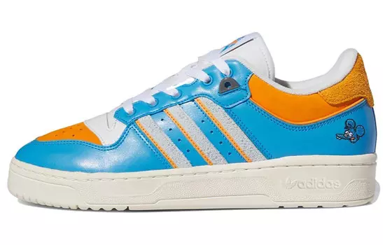 Кроссовки Adidas Rivalry Low The Simpsons Itchy Adidas Originals, синий/оранжевый