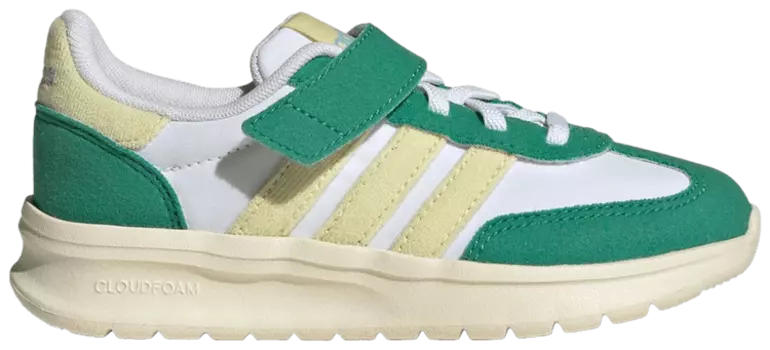 Кроссовки adidas Run 70s 2.0 C 'White Yellow Semi Court Green', зеленый